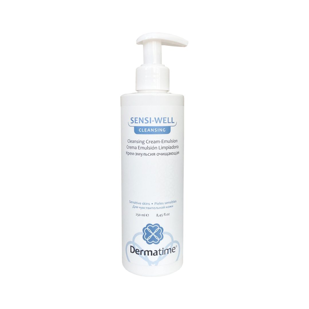 DERMATIME SENSI-WELL Cleansing Cream-Emulsion Крем-эмульсия очищающая для чувствительной кожи, 250ml DERMATIME SENSI-WELL Cleansing Cream-Emulsion Крем-эмульсия очищающая для чувствительной кожи, 250ml