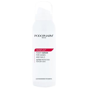 PODOPHARM SKINFLEX Foamy Serum For Hands and Nails Увлажняющая пена-сыворотка для рук и ногтей, 125 мл