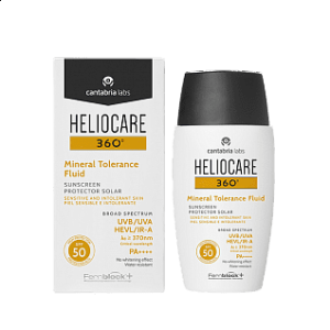 HELIOCARE 360º Mineral Tolerance Fluid  SPF 50 Солнцезащитный минеральный флюид с SPF 50 для чувствительной кожи, 50ml